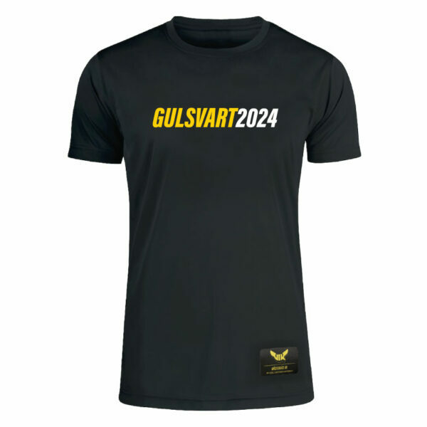 T-shirt, Gulsvart 2024